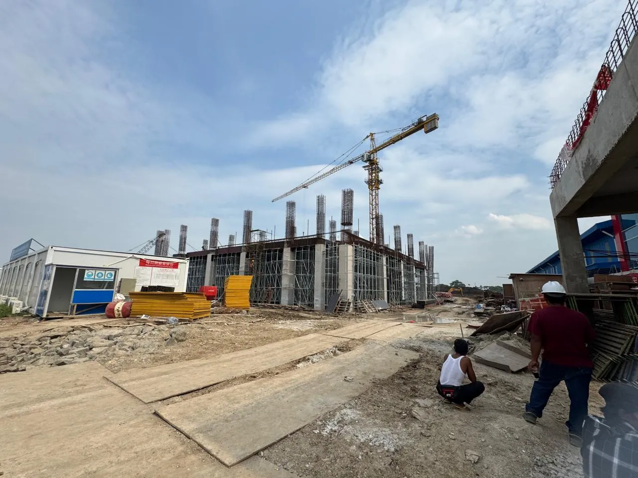 Progres Pengerjaan Fondasi Beton Datacenter