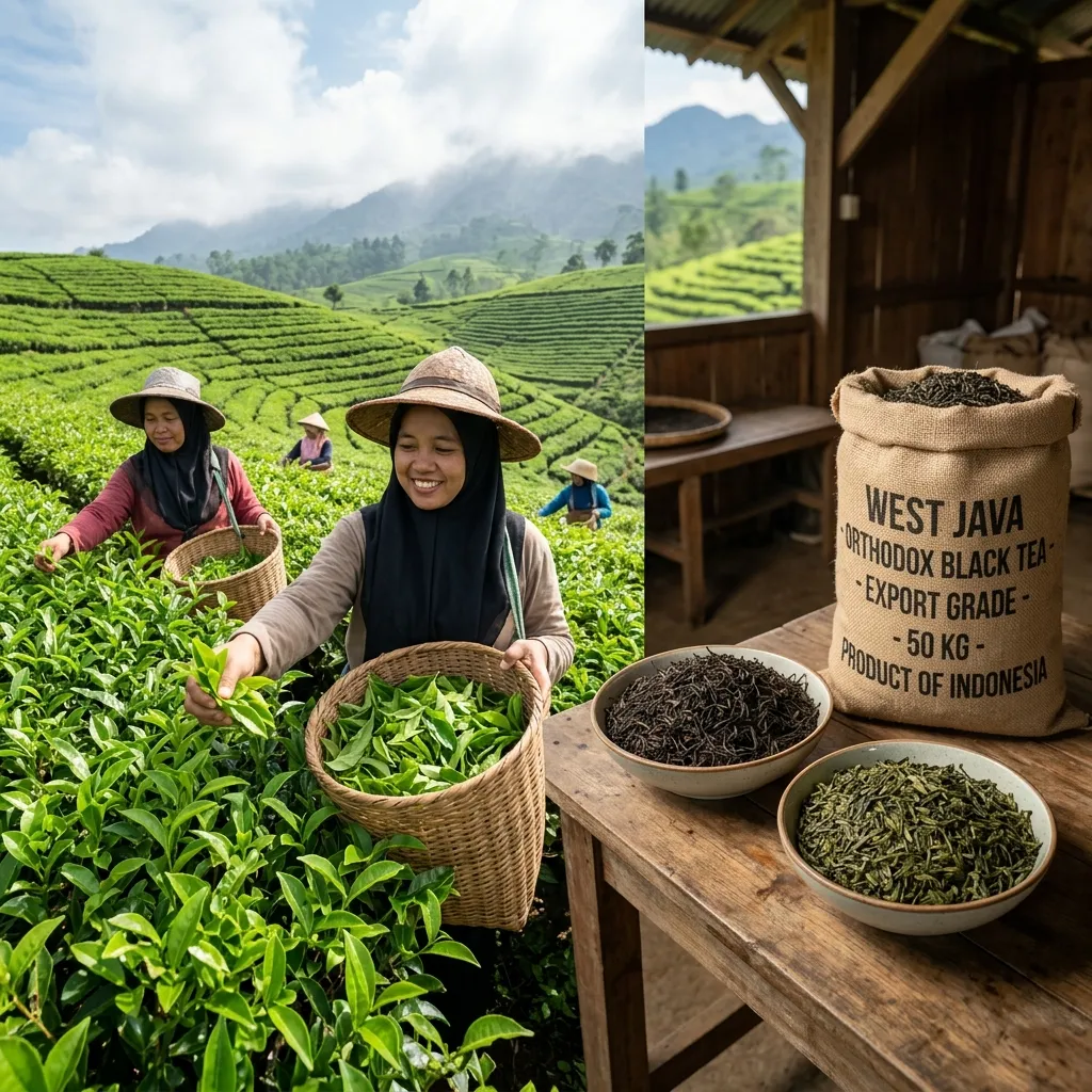 Teh Hitam & Teh Hijau Orthodox Premium untuk wilayah Denpasar